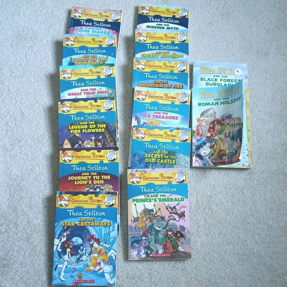 Lot of 12 Thea Stilton Chapter Books PB